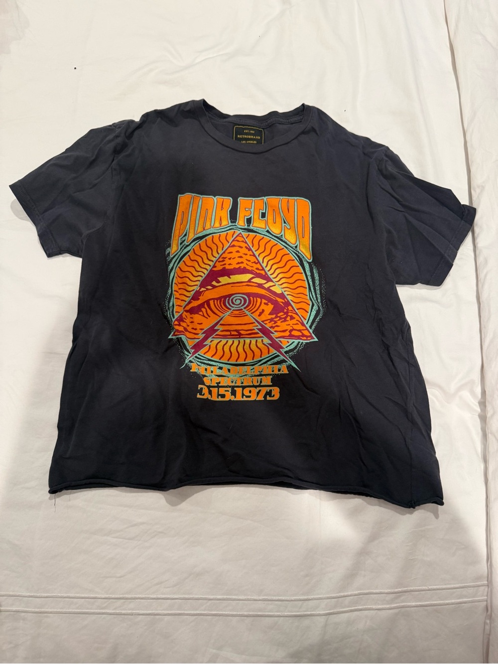 Pink Floyd Black Graphic Short Sleeve Tee